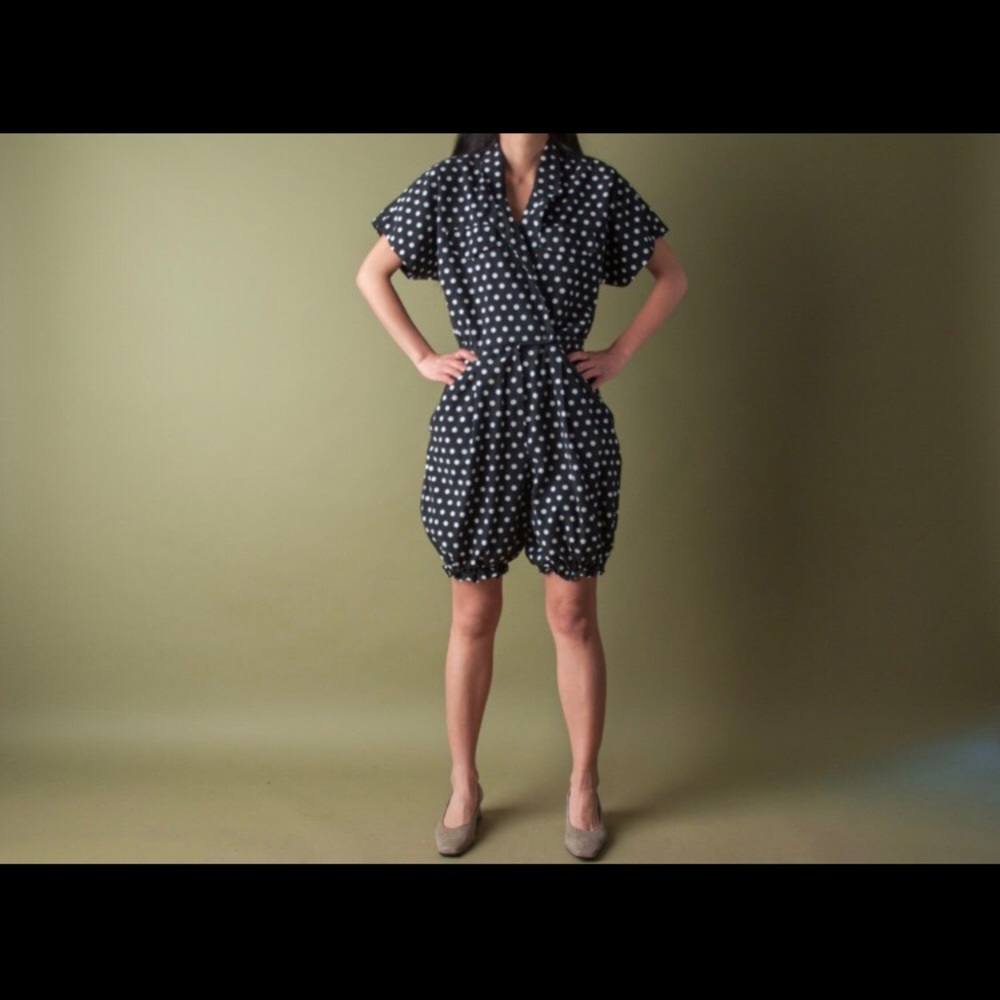 Vintage polka dot jumpsuit